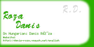 roza danis business card